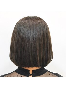 ジャストビューティー リアリー(just beauty Really) 【REALLY横須賀中央】切りっぱなしボブ / 重ためグレージュ