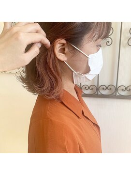 ヴァンカウンシル 豊橋店(Van Council) ショコラオレンジベージュのイヤリングカラー☆