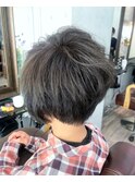 綺麗なサイドシルエット30代40代50代大人気ひし形ショート