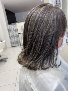 アヴァンス 深井店(AVANCE.) コントラストハイライト×グレージュ