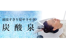 話題の炭酸泉導入！！☆普段のシャンプーでは落とせない毛穴汚れを除去し、ピュア髪へ☆
