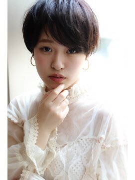 グリッター 泉中央店(GRITTERs) 暗めカラーでも◎大人マッシュショートヘア