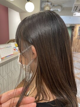 ムーン(moon) 1月#フェミニンロング#モードヘア#ダークアッシュ