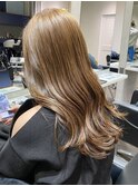 12トーンショコラアッシュ　ロングローレイヤー