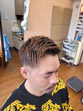 ニューつどい(HAIR SALON) 岸くん風ツーブロック