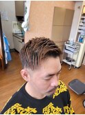 岸くん風ツーブロック