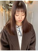 《kitin吉祥寺》 艶髪ストレート オン眉バング