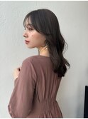 春に向けてミディアムロングヘア