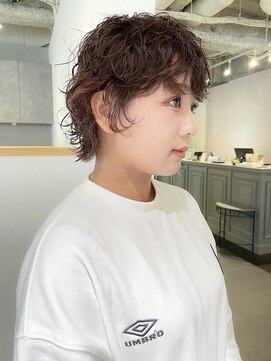 カフ(CAF) CAF照下　大阪　心斎橋　似合わせカット ウルフパーマ　パーマ