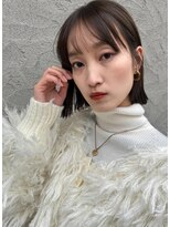 ファルファラ(farfara)&nbsp;【farfara】切りっぱなしボブ(問屋町テラス)永尾明日香