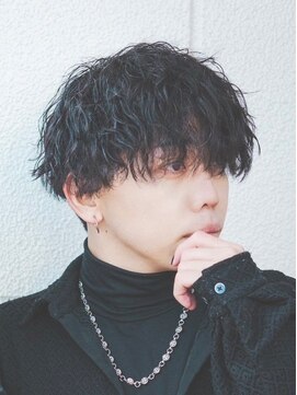 ヴィ 大宮(Vii) ダークアッシュ/カルマパーマ/アッシュブラック[メンズ/大宮]