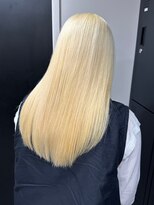 ベレーザ 渋谷(BELEZA)&nbsp;7845ブロンドベージュハイライトバレイヤージュハイトーンカラー