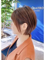 クアトロアネックス(QUATTRO annex)&nbsp;大人ショート×ナチュラル顔まわりカット