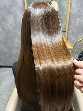 アウン 柏(a un) 髪質改善/酸性ストレート/ベージュ/柏