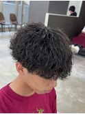 熊本メンズサロン 波巻きスパイラル 波巻きパーマ MEN'SHAIR