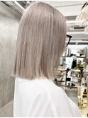 ミルクティーベージュオリーブグレージュミニボブ 