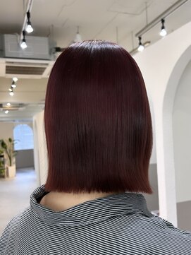 ジーナ 渋谷本店(Zina) 大人気冬カラー＊くすみチェリーピンク＊【Zina渋谷本店】