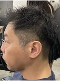スパイキーショート/ジェットモヒカン/ショートバング/men's
