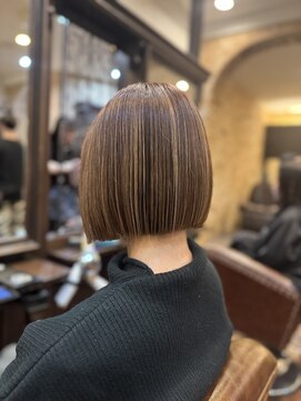 シャル 町田(shalu) すっきりアゴラインボブ/20代30代40代