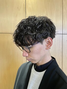 ニアウ 伊勢崎連取店(Niau) メンズマッシュシャドウパーマメンズパーマ