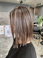 グリッター(GLITTER)&nbsp;W3Dハイライト×ボブ