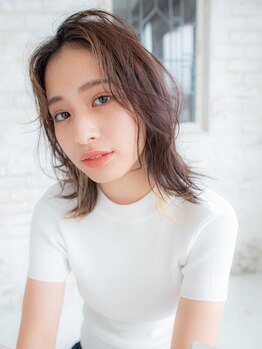美容室ソラ 小岩店(sora)の写真/【アドミオorアディクシーカラー+カット¥6980】ダメージレスに透明感カラーを叶える♪〔小岩/小岩駅〕