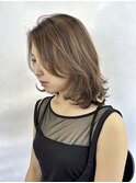 お手入れ簡単、ナチュラルカールスタイル