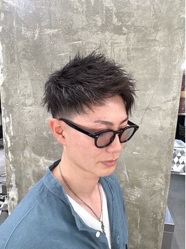 メンズサロン キング 心斎橋店(Men’s salon K!ng) ホワイトメッシュ/ツイスト/ツイスパ/パーマ/メンズ/眉毛/心斎橋