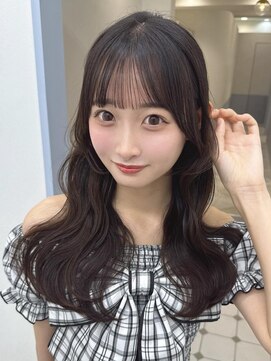 リルミー ミュエナ 大須 矢場町(Lilme myuena) ぱっつん前髪 ほんのりレイヤーカット＊Lilme＊