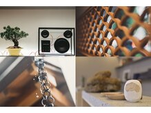 らふる其の二の雰囲気（未来永劫へと続く幸せと人々の平穏を願う「青海波」の格子）