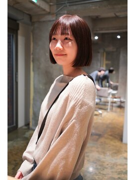 ハマモト 切りっぱなしボブ