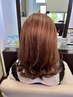 透明感ツヤカラー+カット+5stepシステムトリートメント