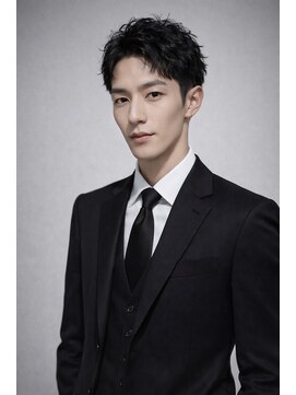 ベル 銀座5丁目店(Belle) 《スーツ仕事でもカッコいい》/シャドウパーマ/ベリーショート