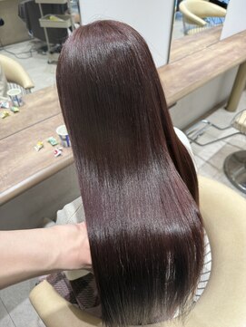 ジーナ 渋谷本店(Zina) 髪質改善*ピンクブラウン*【Zina渋谷本店】