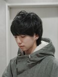 メンズナチュラルマッシュヘア/20代～30代［仙台］