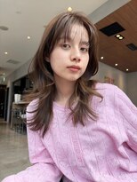 ケーツー エソラ池袋店(K-two)&nbsp;ロングレイヤー*くびれ巻き*シースルーバング*顔周りカット