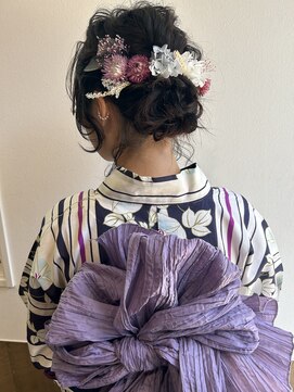 イエン(ien) 浴衣ヘアアレンジ