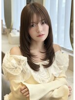 ロンド リリー 銀座(Lond Lily) ◎レイヤーカット/顔周りカット/グレージュブラウン/銀座