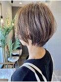 【３０代４０代５０代】コンパクトショート/透明感カラー/豊中