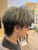 LAVIS&nbsp;リバースセンターパート/ニュアンスウルフ/ダウンバング/飯田