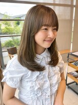 イロドリ(irodori) オリーブベージュ×くびれミディ