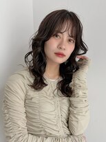 フィルムス 横浜(FILMS+)&nbsp;デジタルパーマ/ミディアムレイヤー/韓国巻き風/顔周りカット