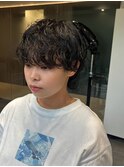 ハッシュカットグレージュデザインカラーツートーンカラー原宿