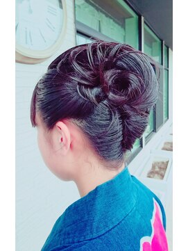 アルベリー ヘアアンドスパ 浜松領家店(ALBELY hair&spa) 夜会巻き
