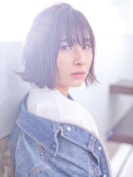 クレール 塚口店(CREER) 【切りっぱなしボブ】のおとなこなれ感スタイル_1