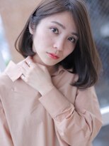 アグ ヘアー フラン 盛岡本宮店(Agu hair fran)&nbsp;シアーウエットなワンレンミディ