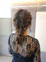 mitsuamiロングの三つ編み込みアレンジ【奥村北斗】[表参道]