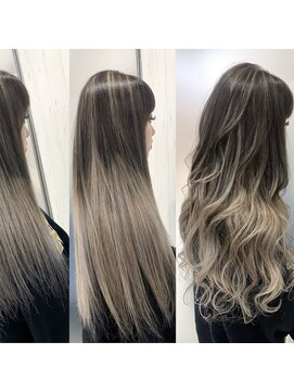 ディバイス(Device) 【Device心斎橋】シールエクステ+wカラー+カット