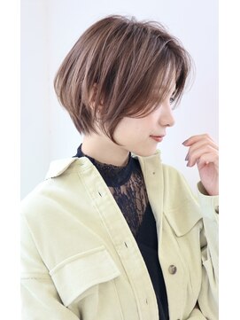 ミチオ ノザワ ヘアサロン ギンザ(Michio Nozawa HAIR SALON Ginza) 似合わせカット×耳かけくびれショート【瀧上丈司】
