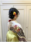 袴ヘアセット 着付け 成人式 卒業式
